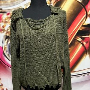 Beautiful sweater with hoodie BRAND NEW